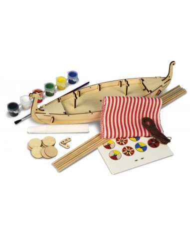 BARCO SERIE HISTORIA. C/PINT+COLA+PINCEL