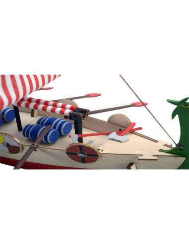 BARCO SERIE HISTORIA. C/PINT+COLA+PINCEL