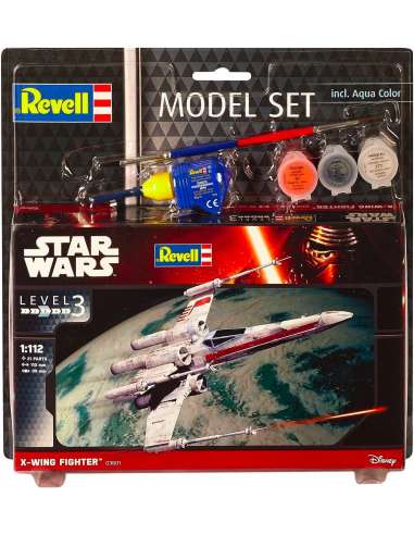 Maqueta Model Set Caza X-Wing Star Wars