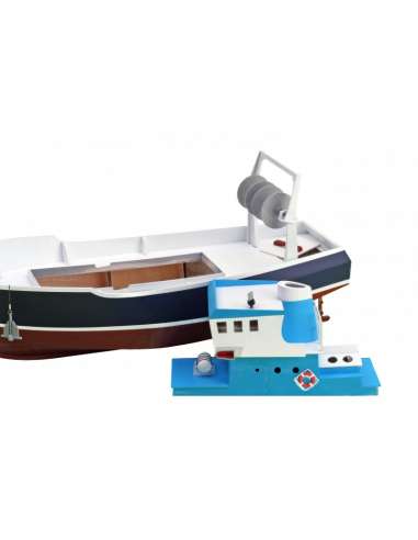 BARCO DE MADERA REMOLCADOR ATLANTIS