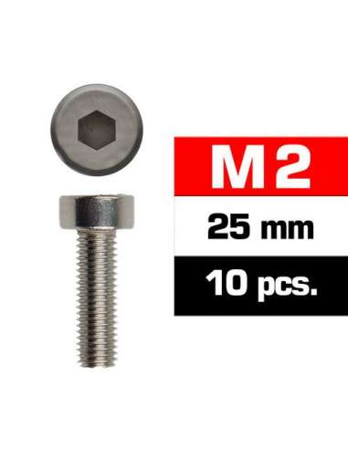 Tornillo Allen 2 x 25mm 10 Unidades