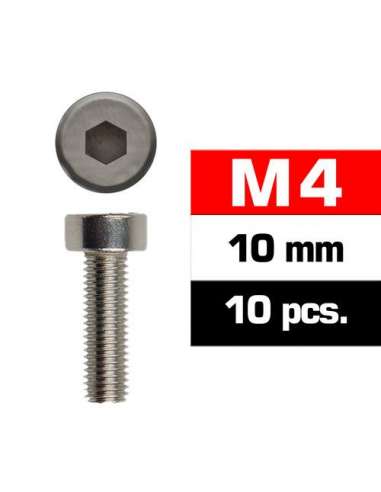Tornillo Allen 4 x 10mm 10 Unidades