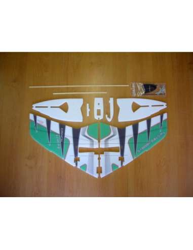 CRACK WING VERDE 750 MM VUELO 3D F06