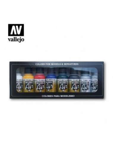 Vallejo Set de Colores Basicos en Caja.