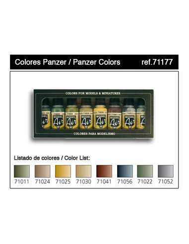 Vallejo Colores Panzer en Caja