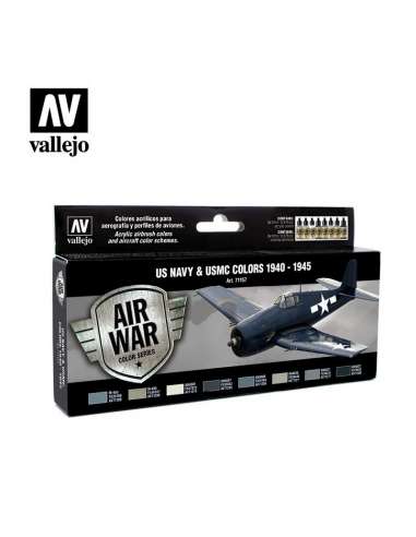 Vallejo Colores WWII US Aircraft Caja