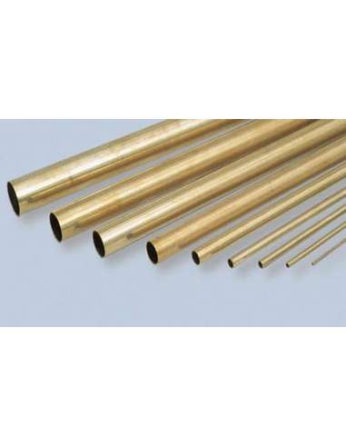 Tubo de Laton 7 mm x 6.1 interior x 1 mt
