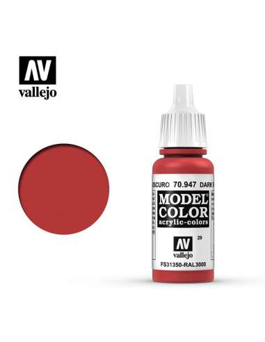 Pintura Vallejo Bermellon Oscuro 70947