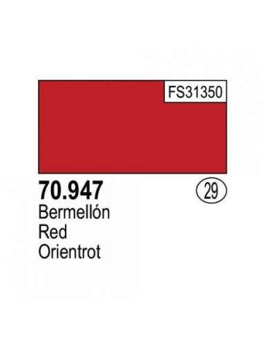 Pintura Vallejo Bermellon Oscuro 70947