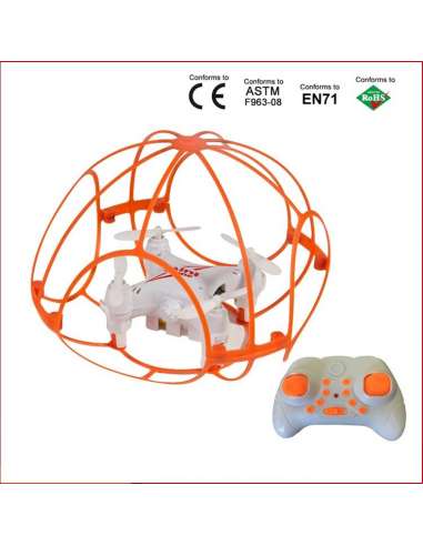 Drone Nano Tumbler Rc 2.4 GHZ. 