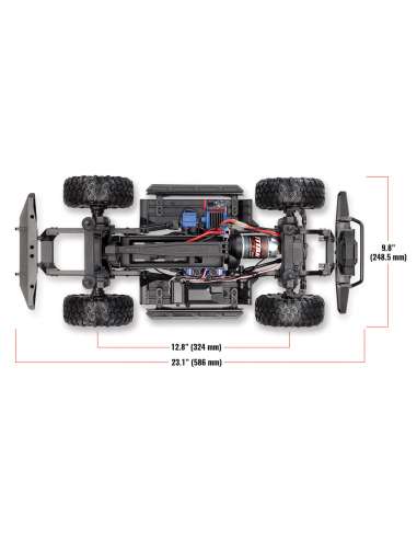 Trx4 Land Rover Defender Rojo Traxxas 