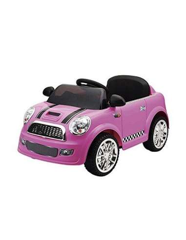 Mini Vehiculo Bateria 6V R/C Basic Rosa