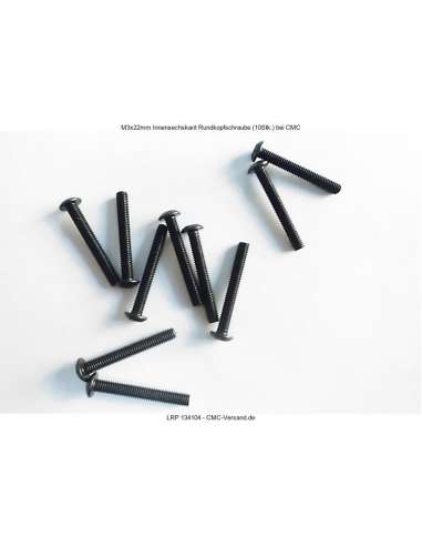 TORNILLOS ALLEN C/RED. M3X22MM (10 UDS)