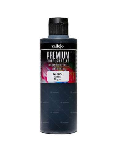 Pintura Color Negro Premium Aerografo
