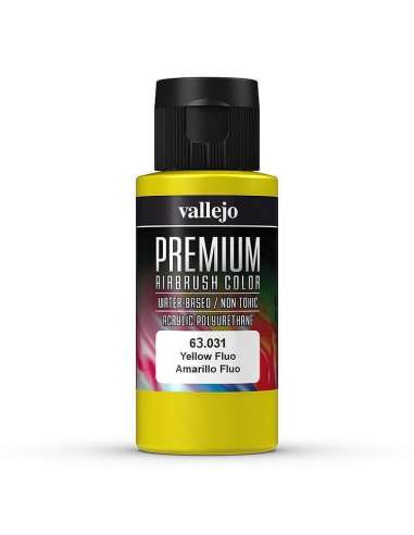 Vallejo Premium Color Amarillo Fluor 