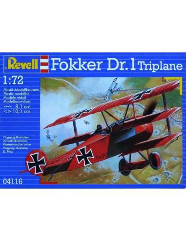 Maqueta Fokker Dr.1 Triplane 1/72