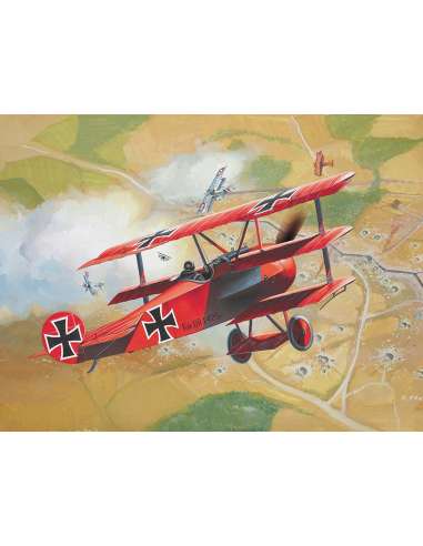 Maqueta Fokker Dr.1 Triplane 1/72