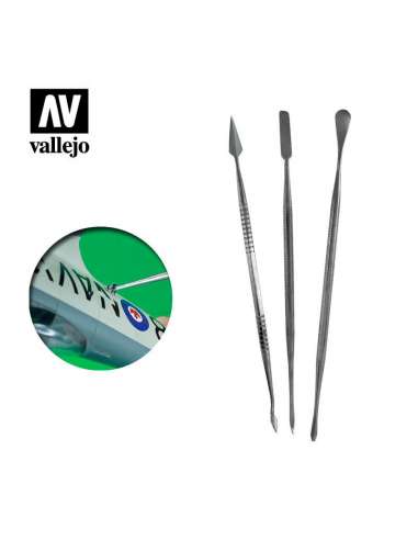 Set 3 Curetas Acero Inoxidable