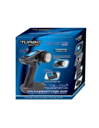 Kit Emisora LCD Turbo 2,4 Ghz 7 Canales