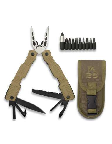Alicate Coyote K25 con funda 19 usos