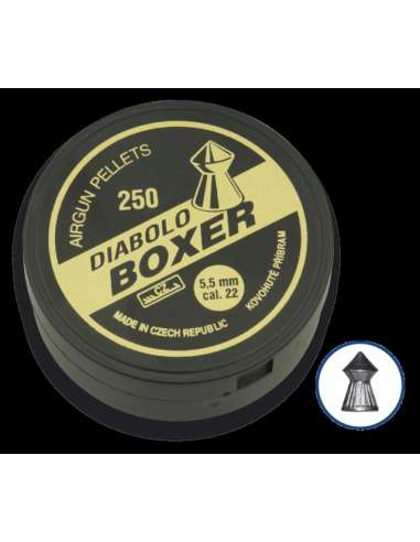 Balines Diabolo Boxer Cal. 5.5mm 