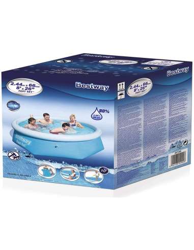 Piscina Redonda Aro Inflable 244 cms.