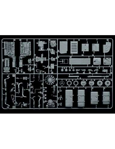 Maqueta Camion Mercedez Benz Actros MP4