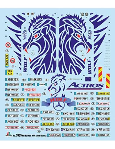 Maqueta Camion Mercedez Benz Actros MP4