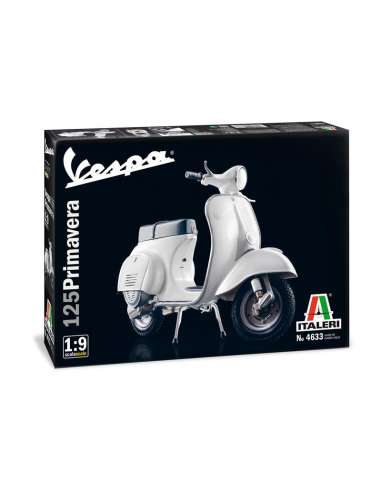 Maqueta Moto Vespa 125 Primavera 1/9