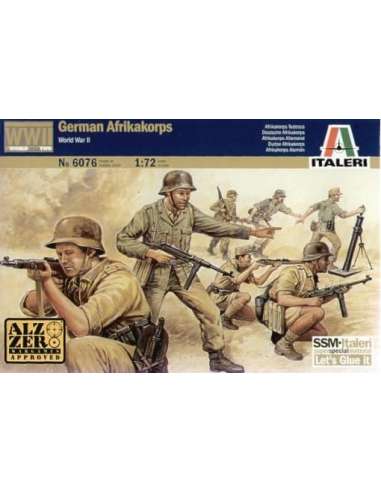 Soldados Alemanes AfrikaKorps WWII 1/72 