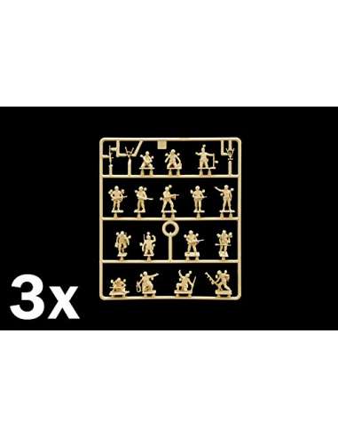 Soldados Infanteria America WWII 1/72