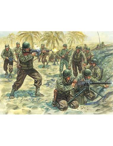 Soldados Infanteria America WWII 1/72