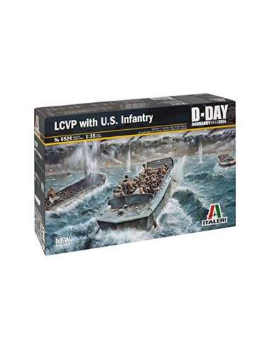Maqueta Barcaza Infanteria US LCVP 1/72