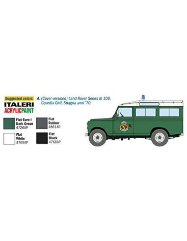 Maqueta Land Rover 109 Guardia Civil S-3