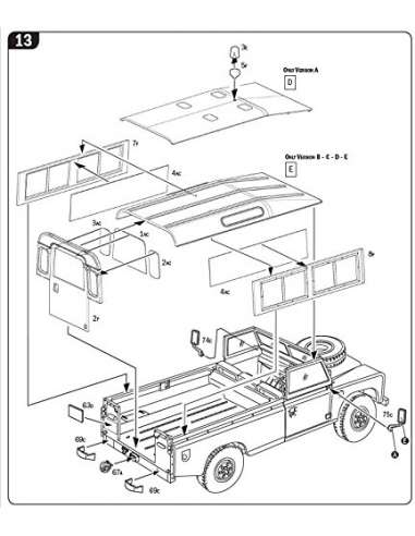 Maqueta Land Rover 109 Guardia Civil S-3