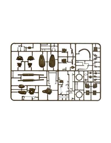 Maqueta Moto Triumph 3HW Escala 1/9
