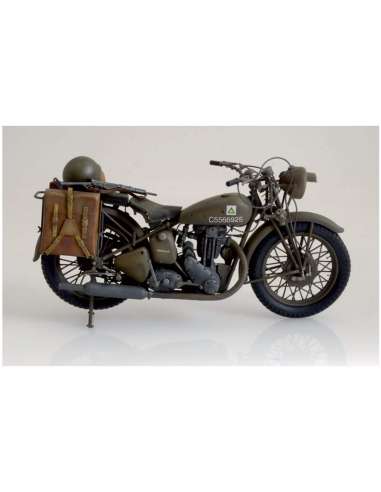 Maqueta Moto Triumph 3HW Escala 1/9