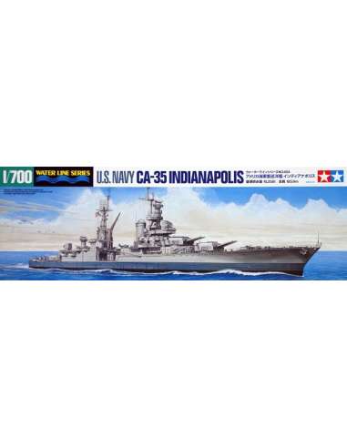 Maqueta 1:700 U.S. Navy CA-35 Indianapol