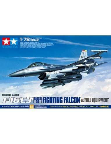 Maqueta 1:72 F-16CJ w/FULL EQUIPMENT