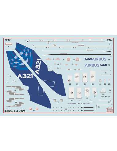 Maqueta 1:144 Airbus A-321