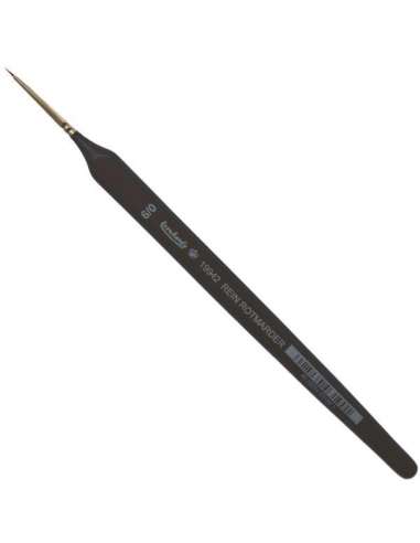 Pincel Marta Roja 6/0 Mango Negro Triang