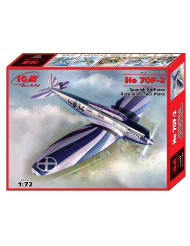 Maqueta 1:72 He 70F-2, Spanish Air Forc