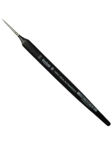 Pincel Marta Roja 5/0 Mango Negro Triang