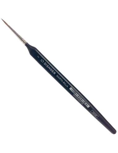 Pincel Marta Roja 2 Mango Negro Triangul