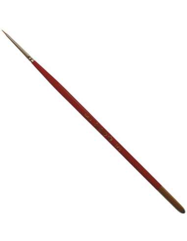 Pincel Toray 6/0 Redondo 375 Mango Rojo