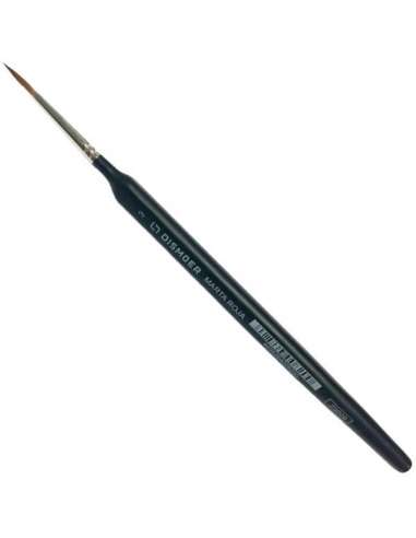 Pincel Marta Roja 3 Mango Negro Triang