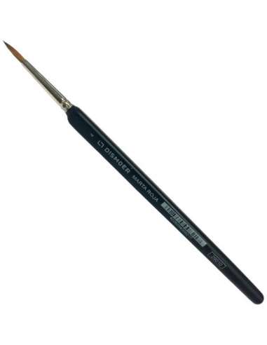 Pincel Marta Roja 4 Mango Negro Triang