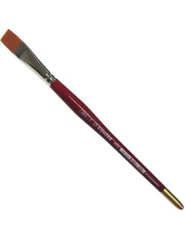 Pincel Toray Plano Nº14 405K Mango Rojo 