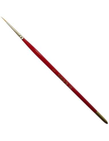 Pincel Toray 1 Redondo 375 Mango Rojo
