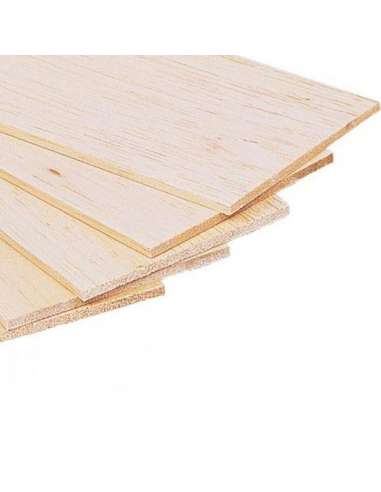 Plancha de Balsa 1.5 mm x 10mm x 100mm 
